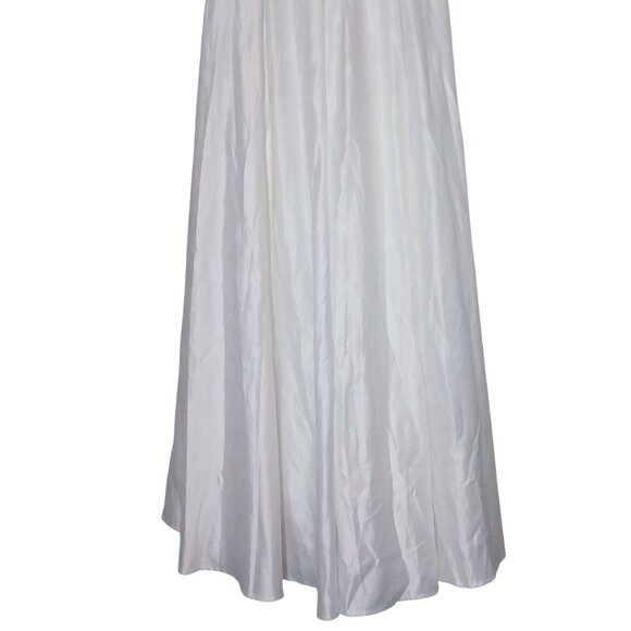 NEW Lulus Extraordinary Vow White Off-the-Shoulder Maxi Dress w/ Pockets Size S - Picture 10 of 15